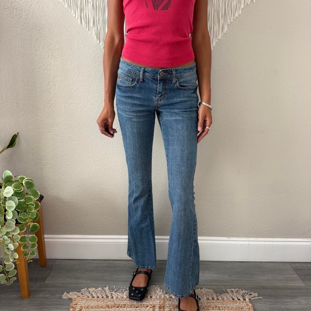 Y2K SO low rise bootcut jeans